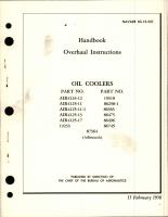 Overhaul Instructions for Oil Coolers