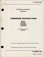 Overhaul Manual for Submerged Booster Pumps - Models TB102200, TB102200-2, XTB102200