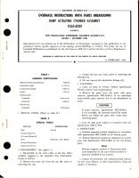 Overhaul Instructions with Parts Breakdown for Ramp Actuating Cylinder Assembly - S1565-61301