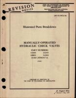 Illustrated Parts Breakdown for Manually Operated Hydraulic Check Valves