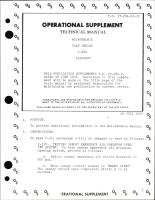 Operational Supplement to Maintenance Manual for USAF Series T-28A
