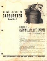 Marvel-Schebler Carburetor Model MA-2