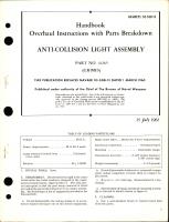 Overhaul Instructions with Parts Breakdown for Anti-Collision Light Assembly - Part 41265 