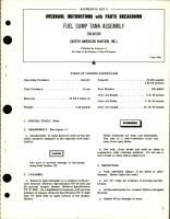 Overhaul Instructions with Parts Breakdown for Fuel Sump Tank Assembly - 200-48208 