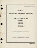 Operation and Maintenance Instructions for Air Turbine Drive - Parts 46E01-15K, 46E01-17A 