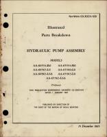 Illustrated Parts Breakdown for Hydraulic Pump Assembly