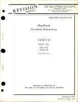 Overhaul Instructions for Servo - Part 15613-1-B and 15613-2-B