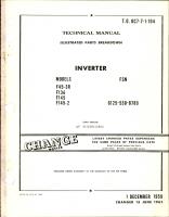 Illustrated Parts Breakdown for Inverter - Models F45-3R, F136, F145, and F145-2