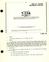 Supplement to T-33A,TV-2 Flight Handbook
