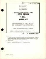 Supplement to Handbook of Maintenance Instructions for Series T-28A Aircraft
