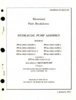 Illustrated Parts Breakdown for Hydraulic Pump Assembly Models PF10-3909, PF36-3909, AA-19032 Motorpump