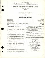 Overhaul Instructions with Parts for Motor Actuated Butterfly Valve - Part 100223
