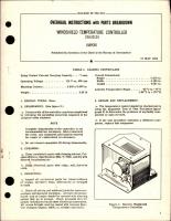 Overhaul Instructions with Parts Breakdown for Windshield Temperature Controller - 25630125