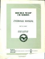 Overhaul Manual for Double Wasp CB Series