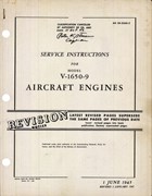 Service Instructions for Model V-1650-9 Aircraft Engines