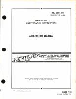 Maintenance Instructions for Anti-Friction Bearings