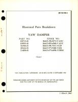 Illustrated Parts Breakdown for Yaw Damper Part No. 100745-01, 100903-01, 114506-01, 119636-01, 134100-01