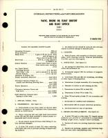 Overhaul Instructions with Parts Breakdown for Engine Oil Float Shutoff and Float Switch - 3-151-1