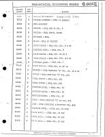 Grumman Goose Numerical Drawing Index