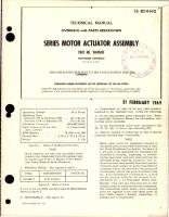 Overhaul with Parts Breakdown for Series Motor Actuator Assembly - Part WA9043F