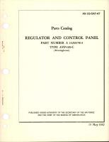 Parts Catalog for Regulator and Control Panel - Part A24A9178-3 - Type AVP-109-C