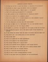 Questions of Engine Operation