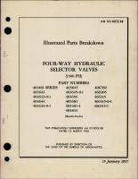 Illustrated Parts Breakdown for Four-Way Hydraulic Selector Valves - 1500 psi