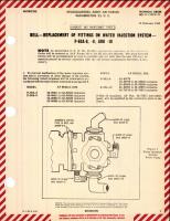 Replacement of Fittings on Water Injection System 