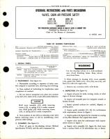 Overhaul Instructions with Parts Breakdown for Cabin Air Pressure Safety - Parts 103112-790 and 103112-790-1 - Models CSV1-29-1 and CSVP12-5-1