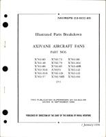 Illustrated Parts Breakdown for Axivane Aircraft Fans Part X702 Series 