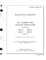 Illustrated Parts Breakdown for D-C Carbon Pile Voltage Regulator Type No. 1588, 1589 