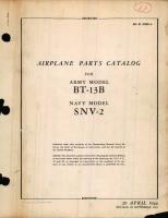 Parts Catalog for Army Model BT-13B and Navy Model SNV-2