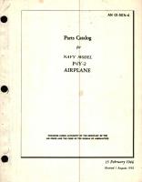 Parts Catalog for Navy Model P4Y-2 Airplane