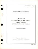 Illustrated Parts Breakdown for Transformer Rectifier Converter - Model P59-018-1
