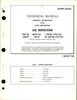 Overhaul Instructions with Parts Breakdown for Ice Detector - Part 6506331 - Model AID-A9