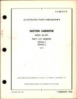Illustrated Parts Breakdown for Injection Carburetors Model QD-9D1