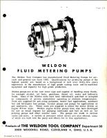 Service Information with Test Procedures and Parts List for Fluid Metering Pumps