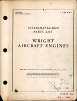 T.O. No. 02-35-4, Interchangeable Parts List for Wright Aircraft Engines, 