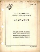 Index Of Army-Navy Aeronautical Equipment Armament