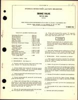 Overhaul Instructions with Parts Breakdown for Brake Valve PN 8550A