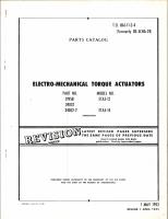 Parts Catalog for Electro-Mechanical Torque Actuators