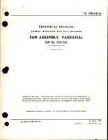 Overhaul Instructions with Parts for Vaneaxial Fan Assembly - Part X702-213D
