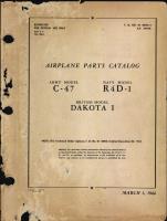 Parts Catalog for C-47, R4D-1, and Dakota I