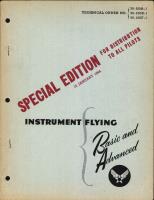 Instrument Flying, Basic and Advanced