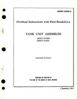 Overhaul Instructions with Parts Breakdown for Tank Unit Assemblies, Part No. 381075