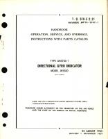 Operation, Service, and Overhaul Instructions with Parts Catalog for Type AN5735-1 Directional Gyro Indicator Model JH5500