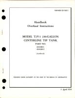 Overhaul Instructions - Centerline Tip Tank - Model T2V-1 - 230 Gallon - Part 634100-1 and 634100-2