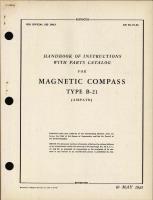 Handbook of Instructions with Parts Catalog for Magnetic Compass Type B-21
