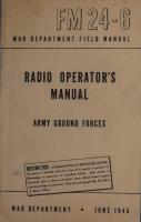 Radio Operator's Manual