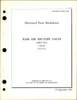 Illustrated Parts Breakdown for Ram Air Shutoff Valve Part No. 4-235-01